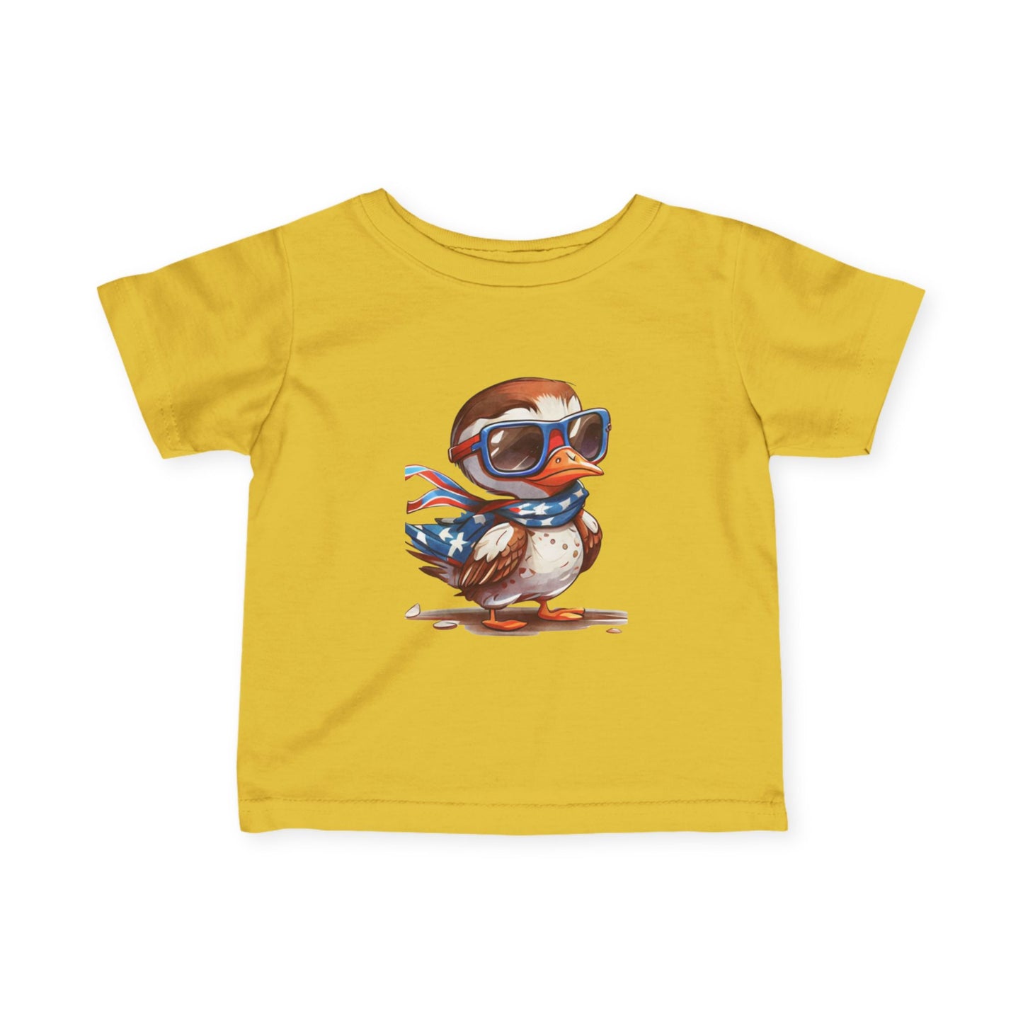 Infant Fine Jersey Tee- Cute Bird Design for Baby Boys & Girls