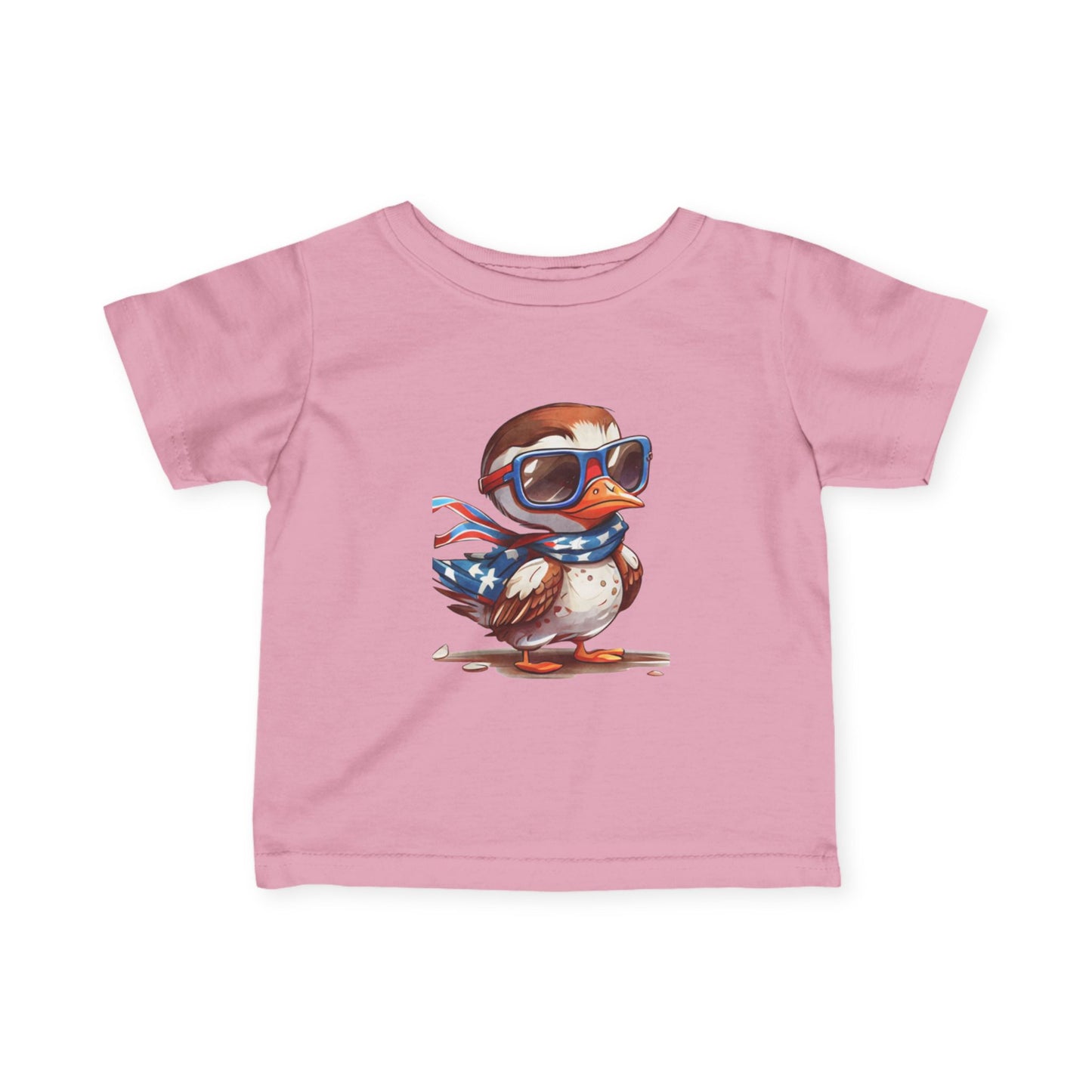 Infant Fine Jersey Tee- Cute Bird Design for Baby Boys & Girls
