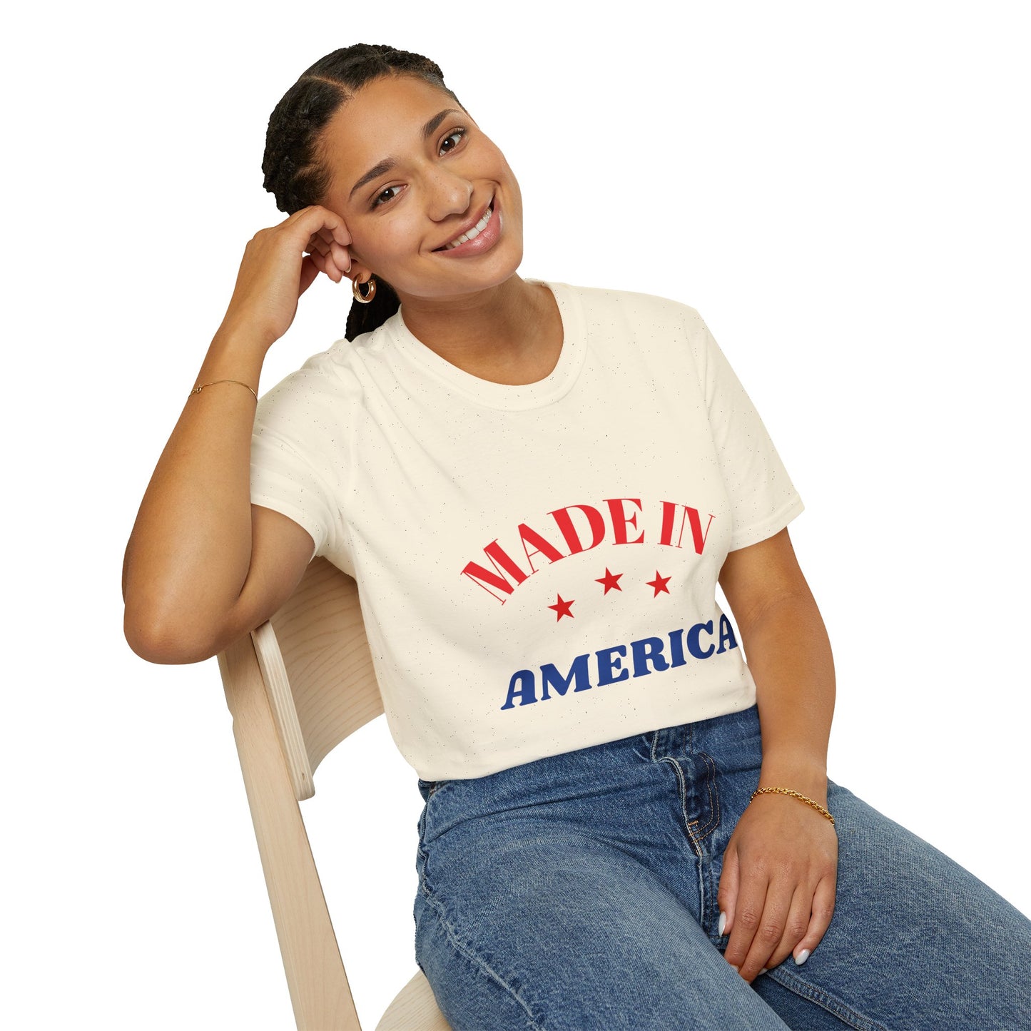 Patriotic Unisex T-Shirt, Casual Unisex Tee, Made in America Shirt, American Pride Apparel, 4th of July Outfit, Summer Style