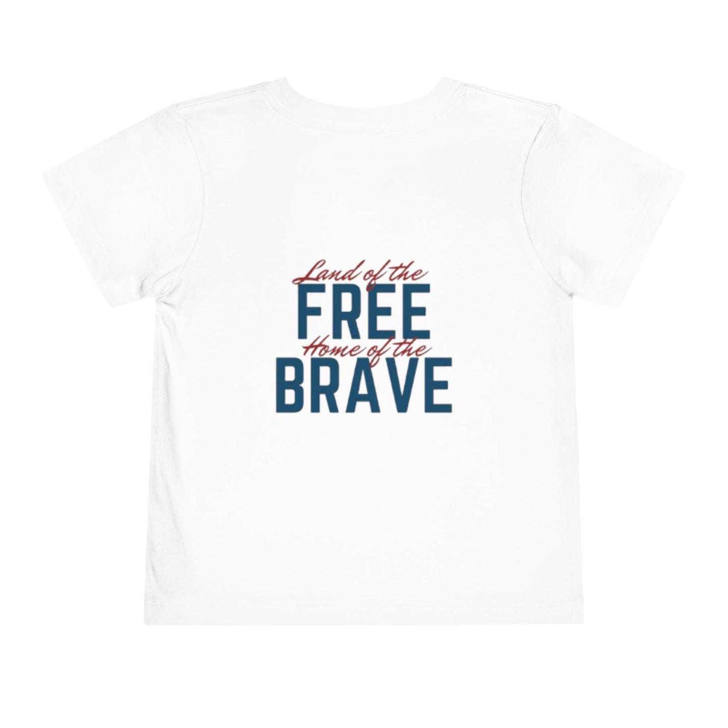 I'm only Here for the Food & Fireworks Toddler Patriotic Tee