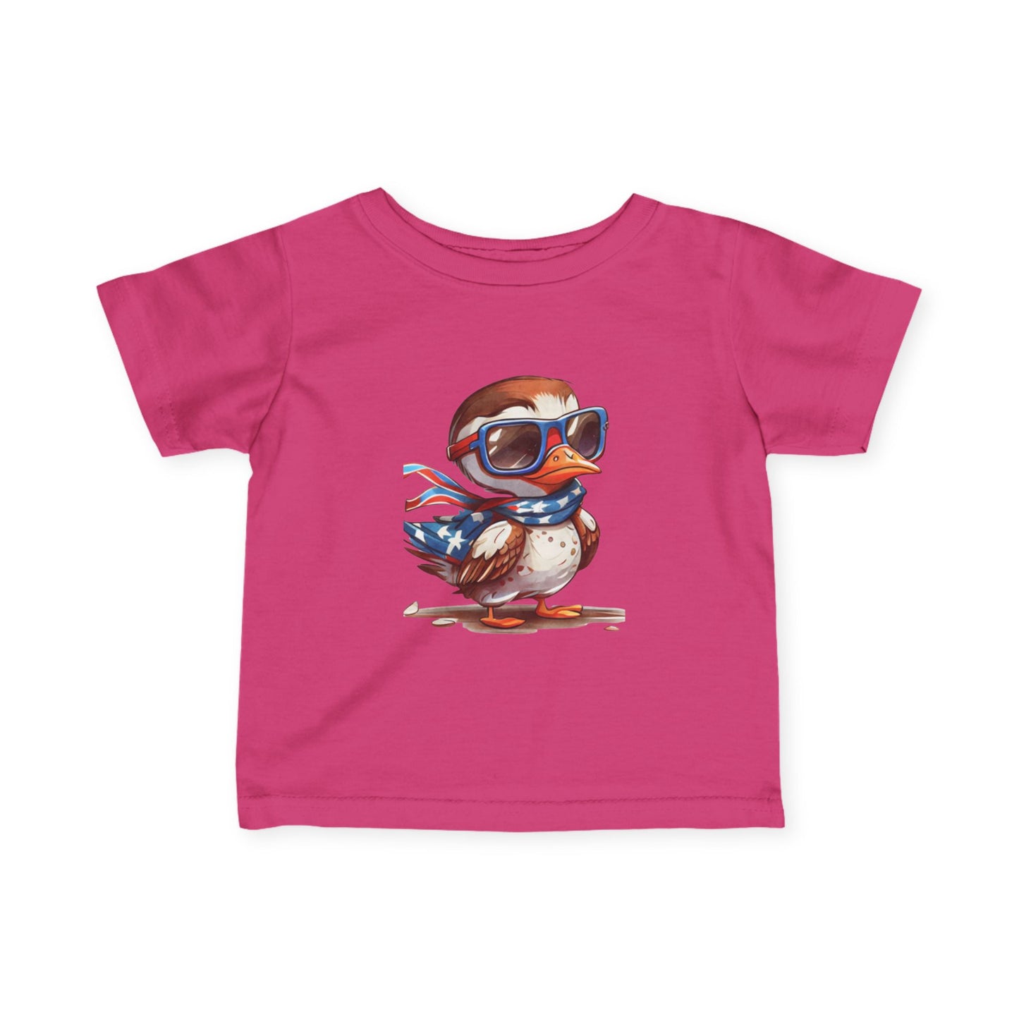 Infant Fine Jersey Tee- Cute Bird Design for Baby Boys & Girls
