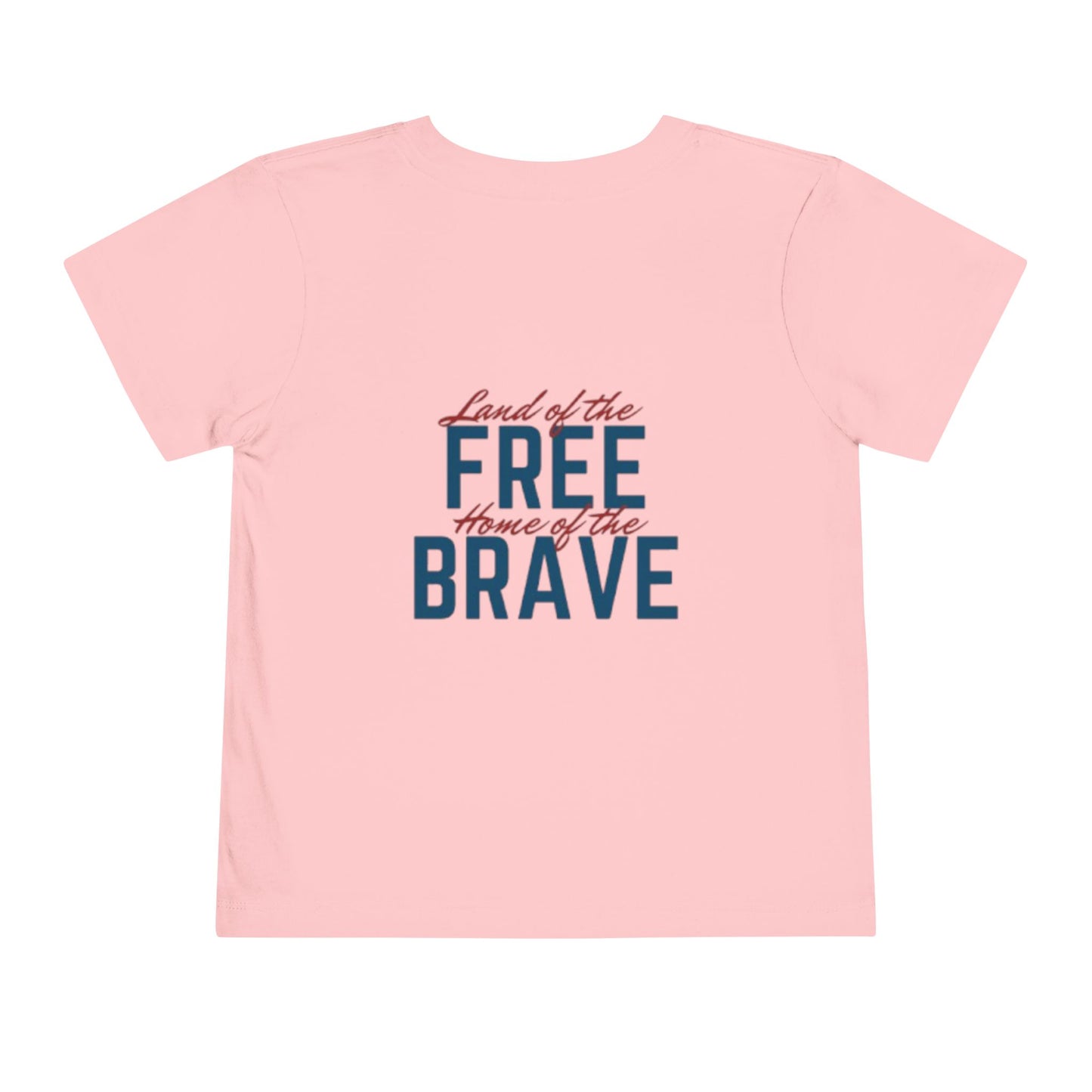 I'm only Here for the Food & Fireworks Toddler Patriotic Tee