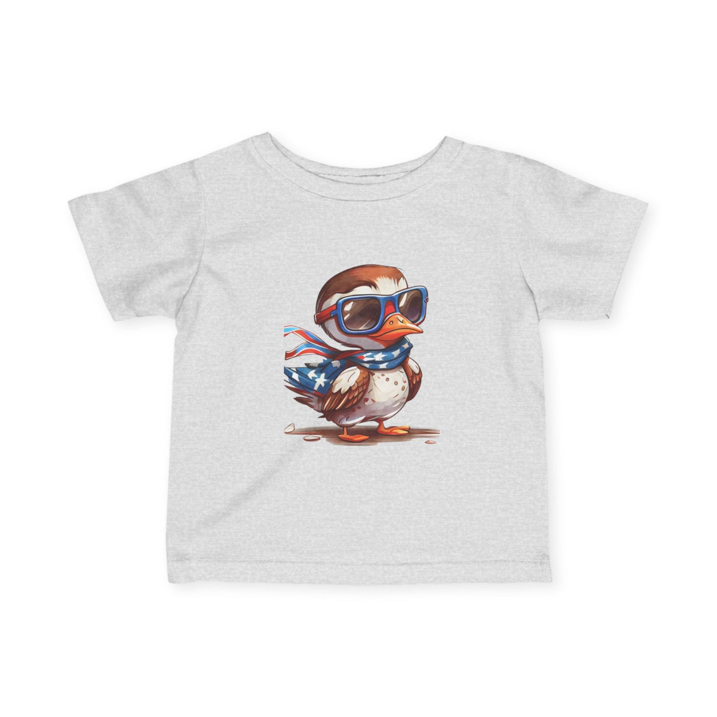 Infant Fine Jersey Tee- Cute Bird Design for Baby Boys & Girls