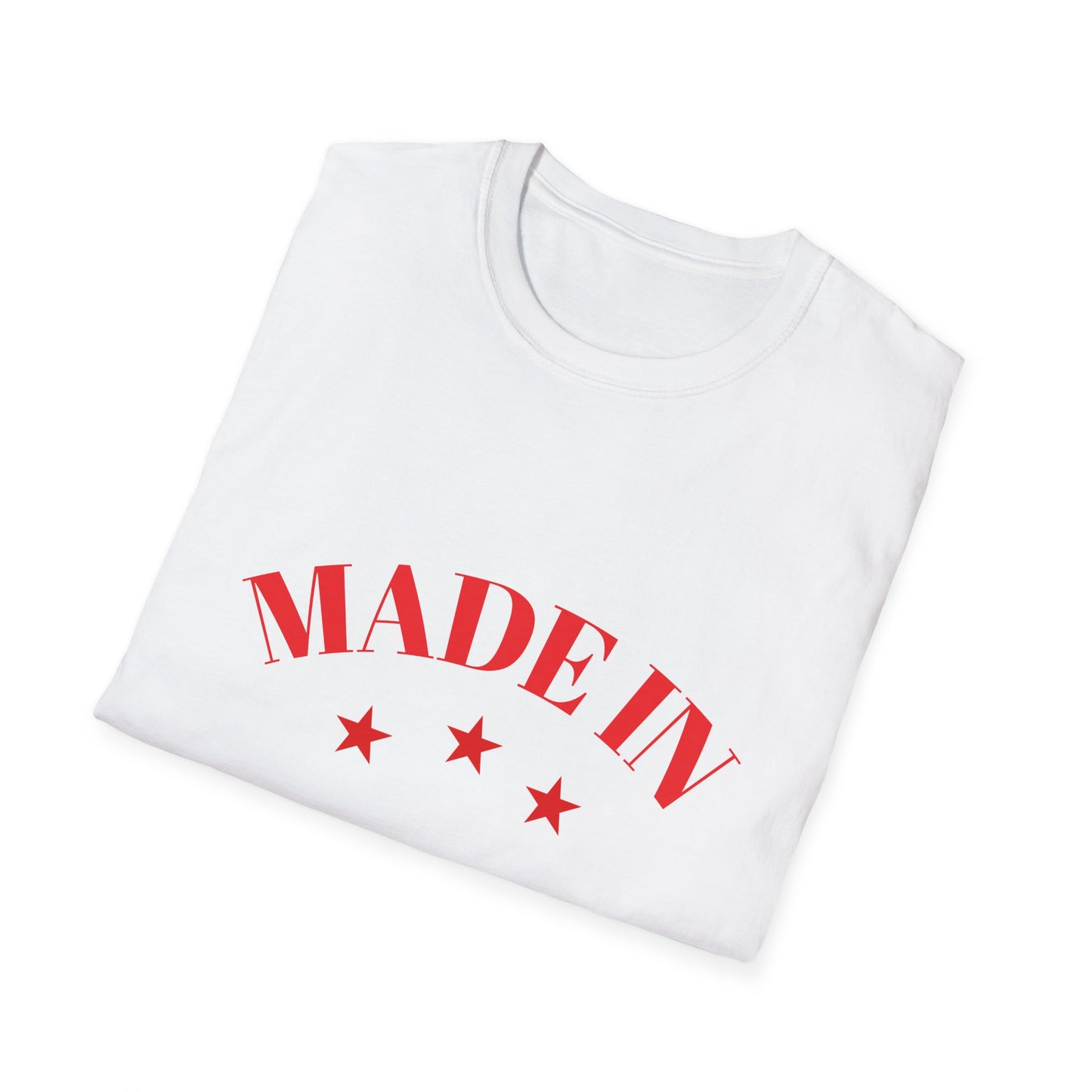 Patriotic Unisex T-Shirt, Casual Unisex Tee, Made in America Shirt, American Pride Apparel, 4th of July Outfit, Summer Style