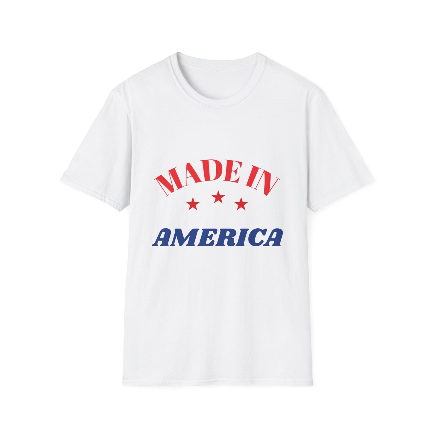 Patriotic Unisex T-Shirt, Casual Unisex Tee, Made in America Shirt, American Pride Apparel, 4th of July Outfit, Summer Style