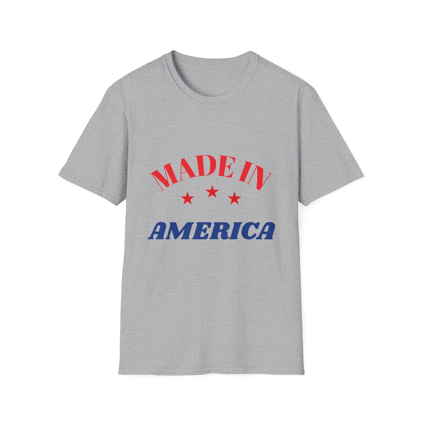 Patriotic Unisex T-Shirt, Casual Unisex Tee, Made in America Shirt, American Pride Apparel, 4th of July Outfit, Summer Style
