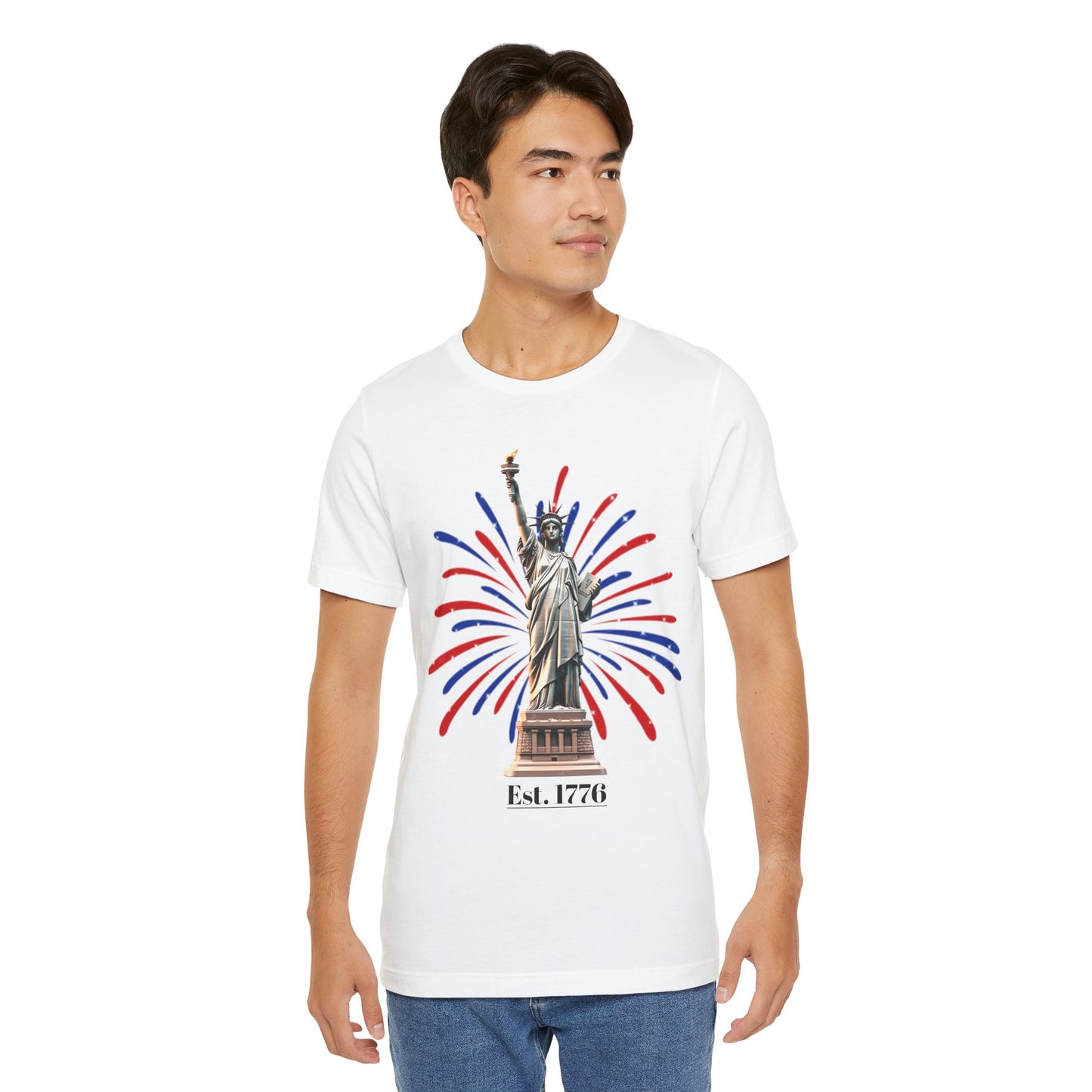 Statue Of Liberty Tee | 4th Of July - Unisex Jersey Short Sleeve Shirt
