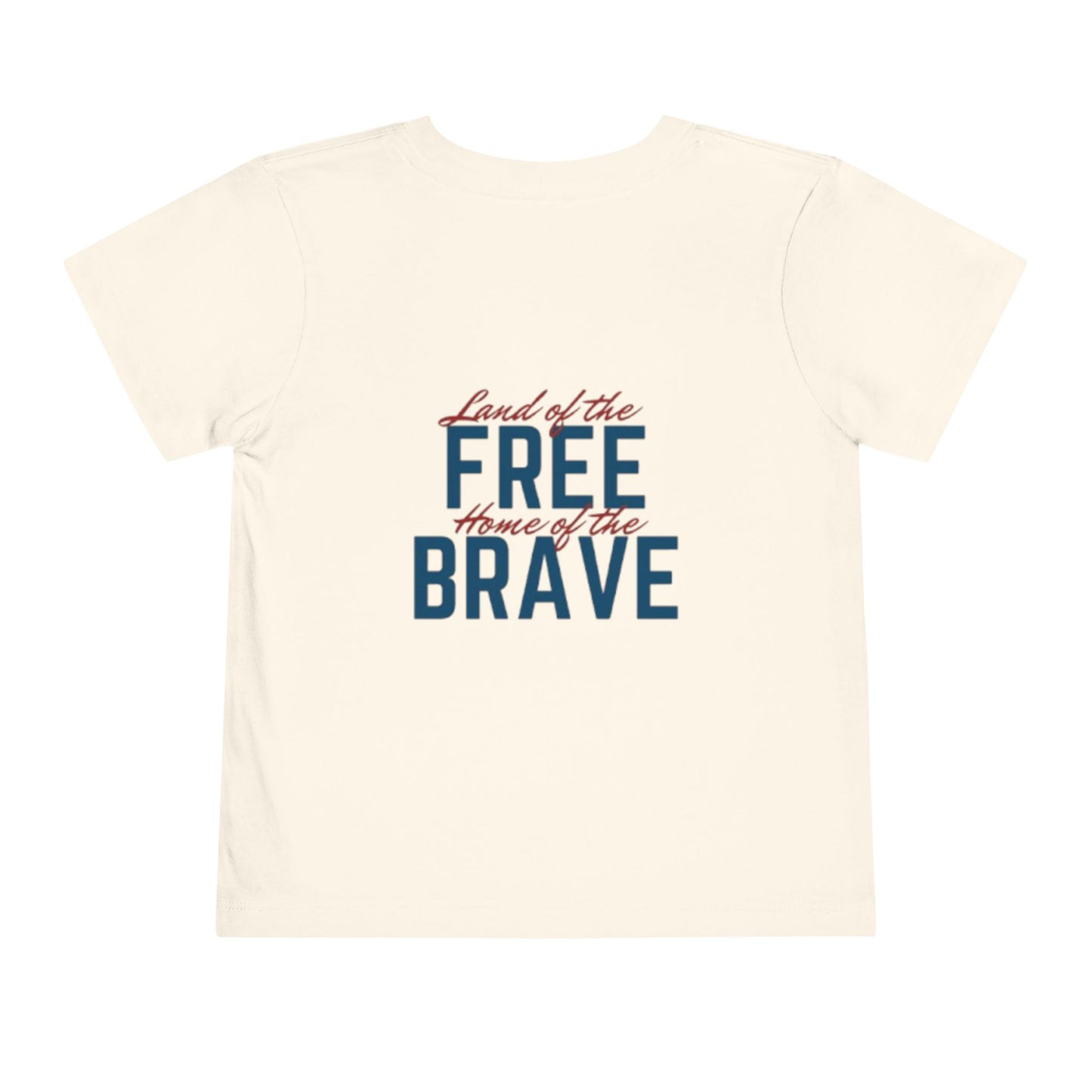 I'm only Here for the Food & Fireworks Toddler Patriotic Tee