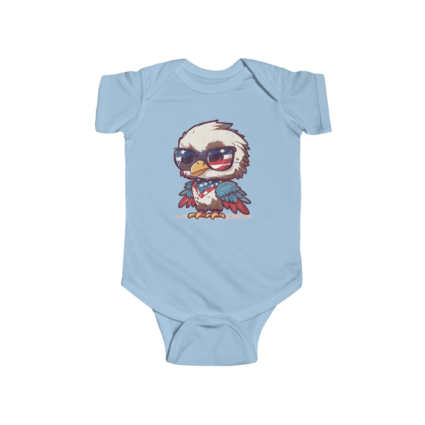Patriotic Baby Bodysuit - Adorable American Eagle Design