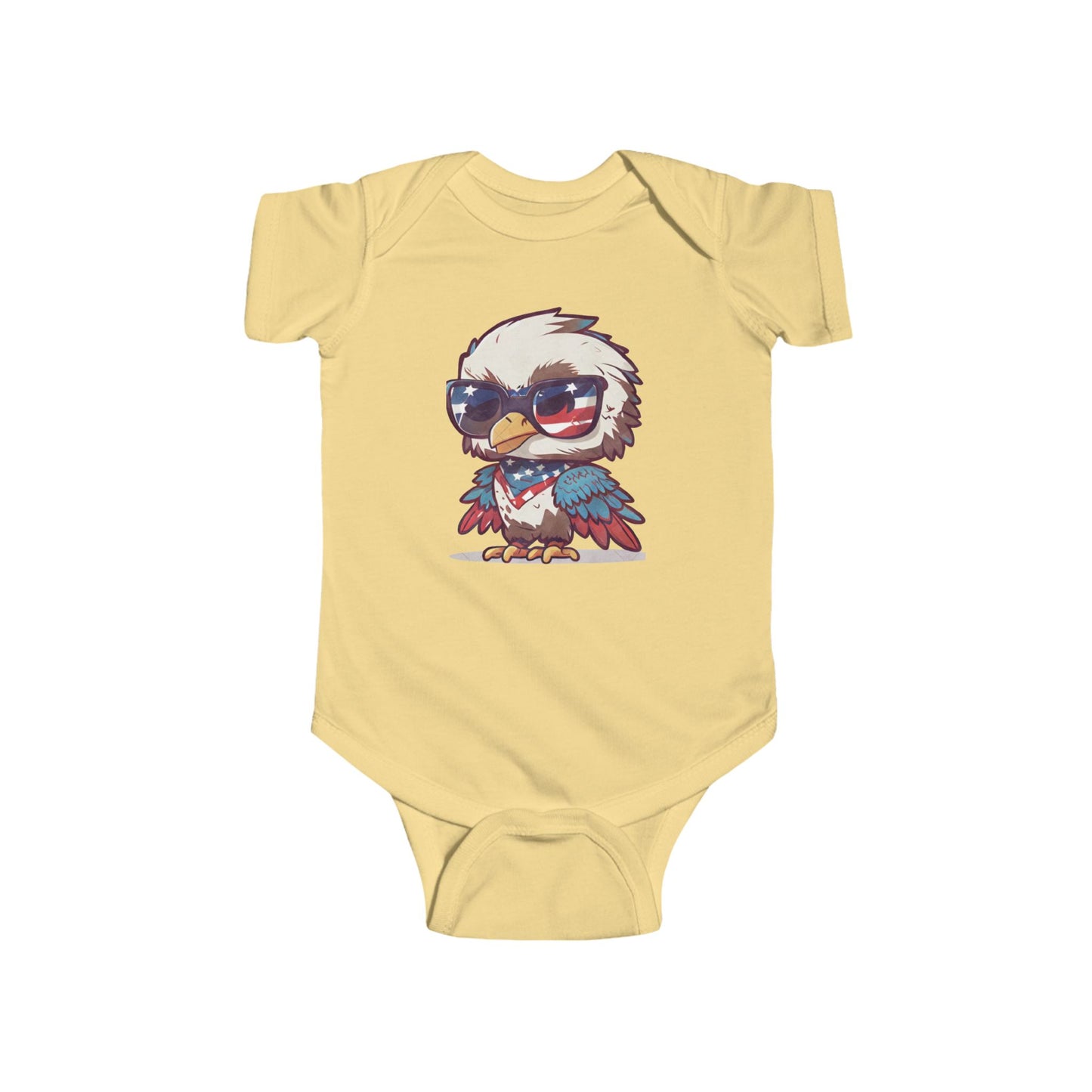Patriotic Baby Bodysuit - Adorable American Eagle Design