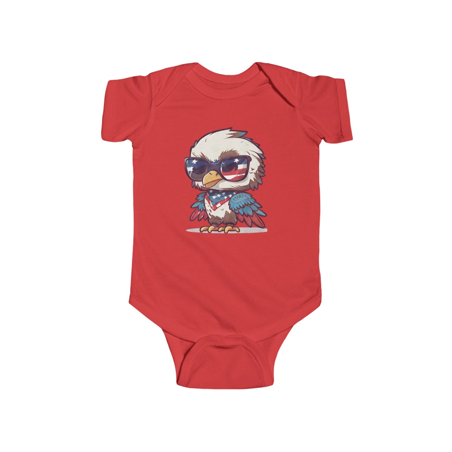 Patriotic Baby Bodysuit - Adorable American Eagle Design