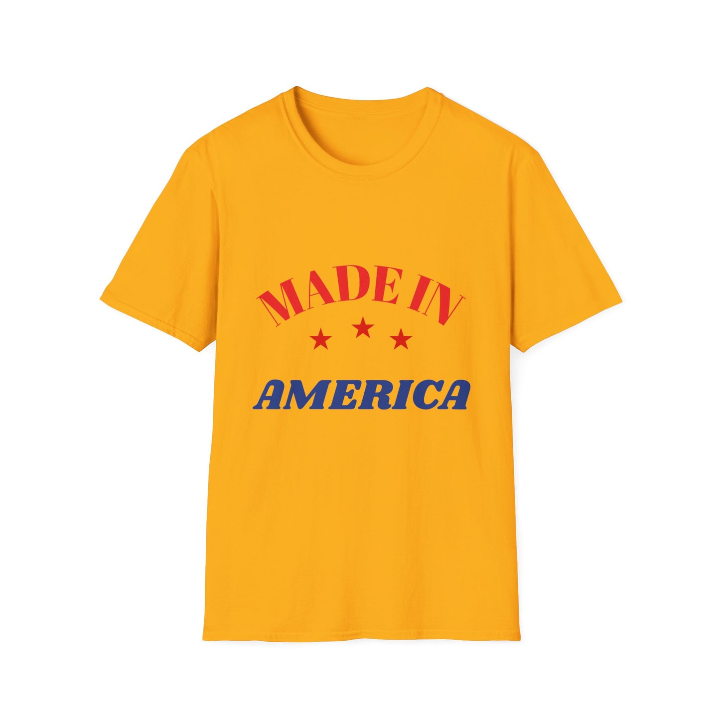 Patriotic Unisex T-Shirt, Casual Unisex Tee, Made in America Shirt, American Pride Apparel, 4th of July Outfit, Summer Style