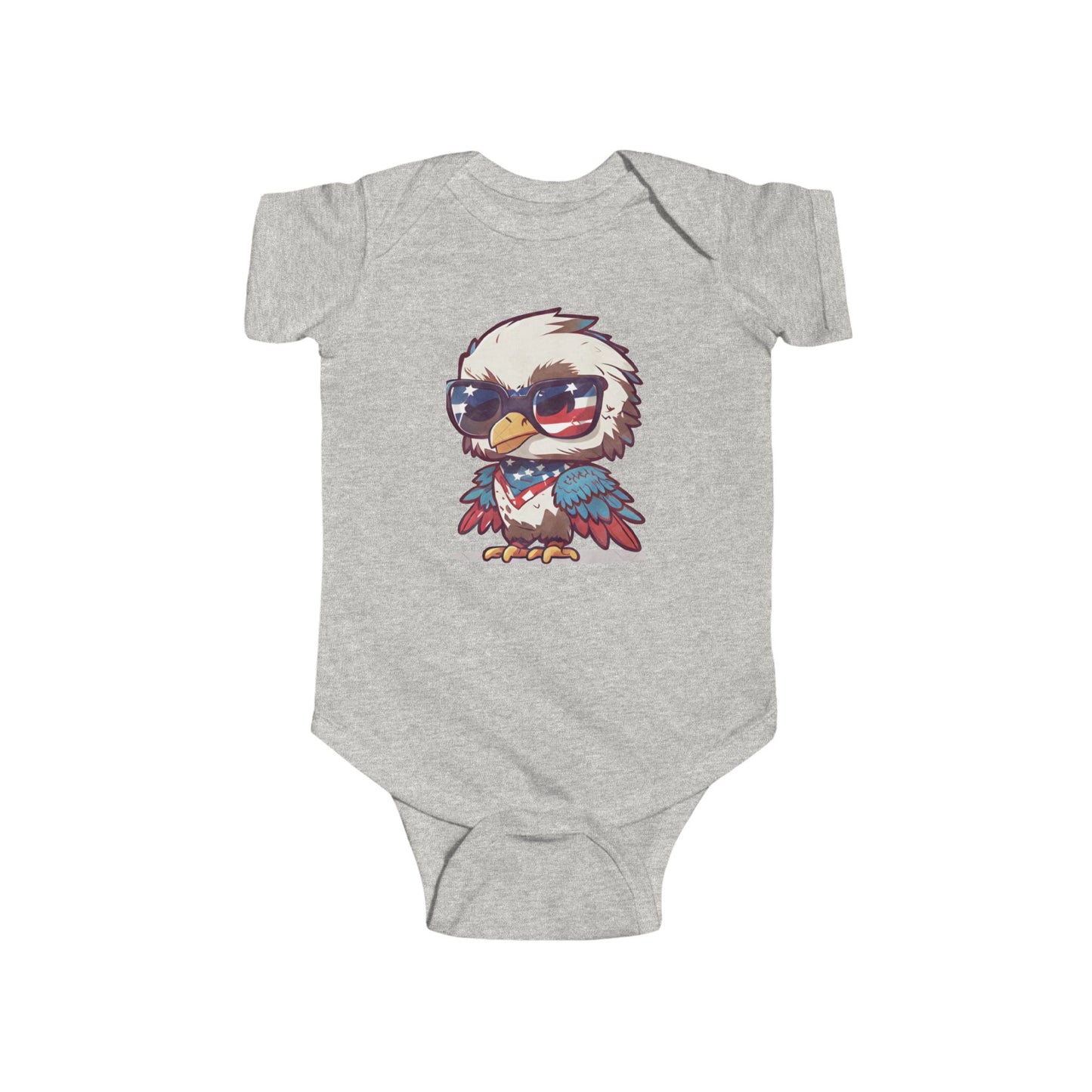 Patriotic Baby Bodysuit - Adorable American Eagle Design