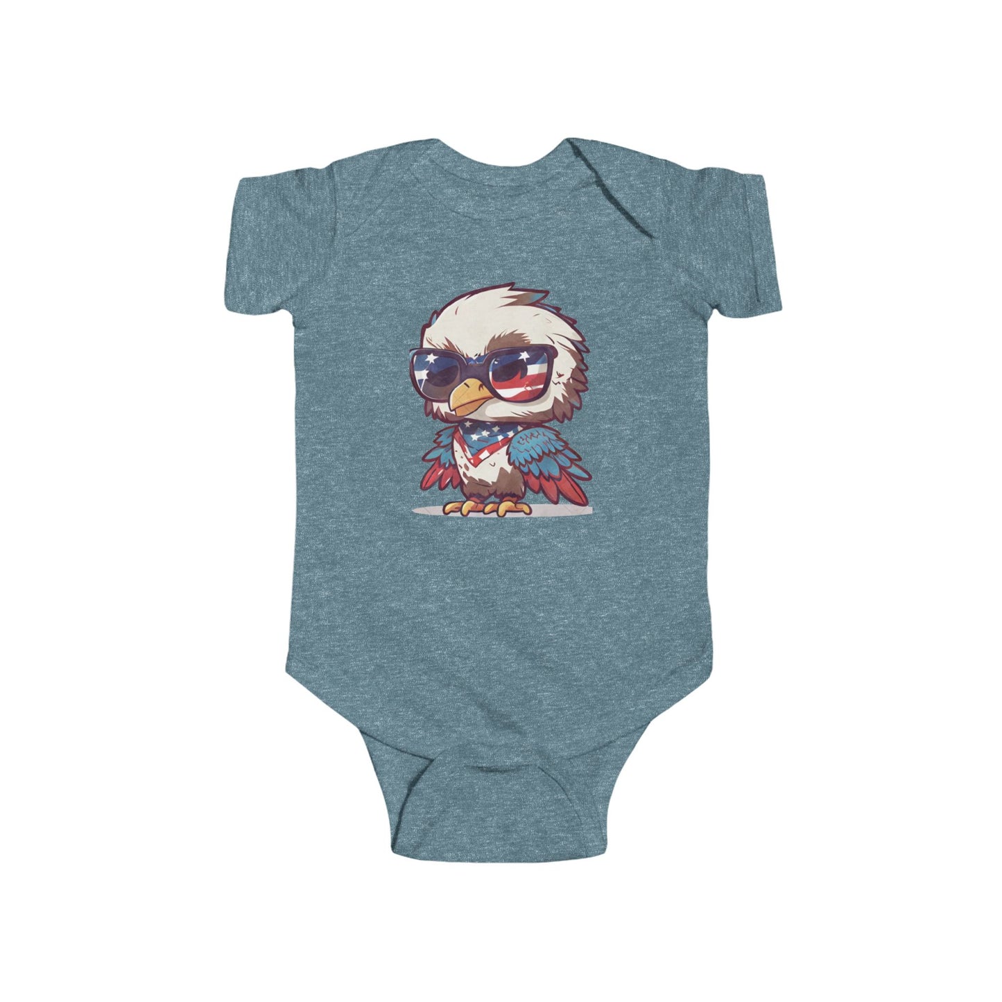 Patriotic Baby Bodysuit - Adorable American Eagle Design
