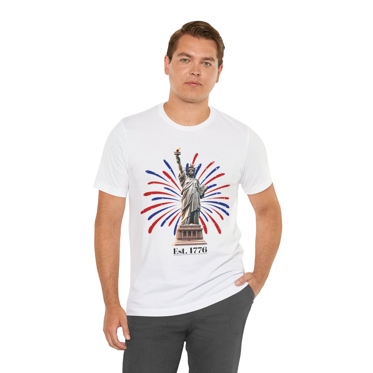 Statue Of Liberty Tee | 4th Of July - Unisex Jersey Short Sleeve Shirt