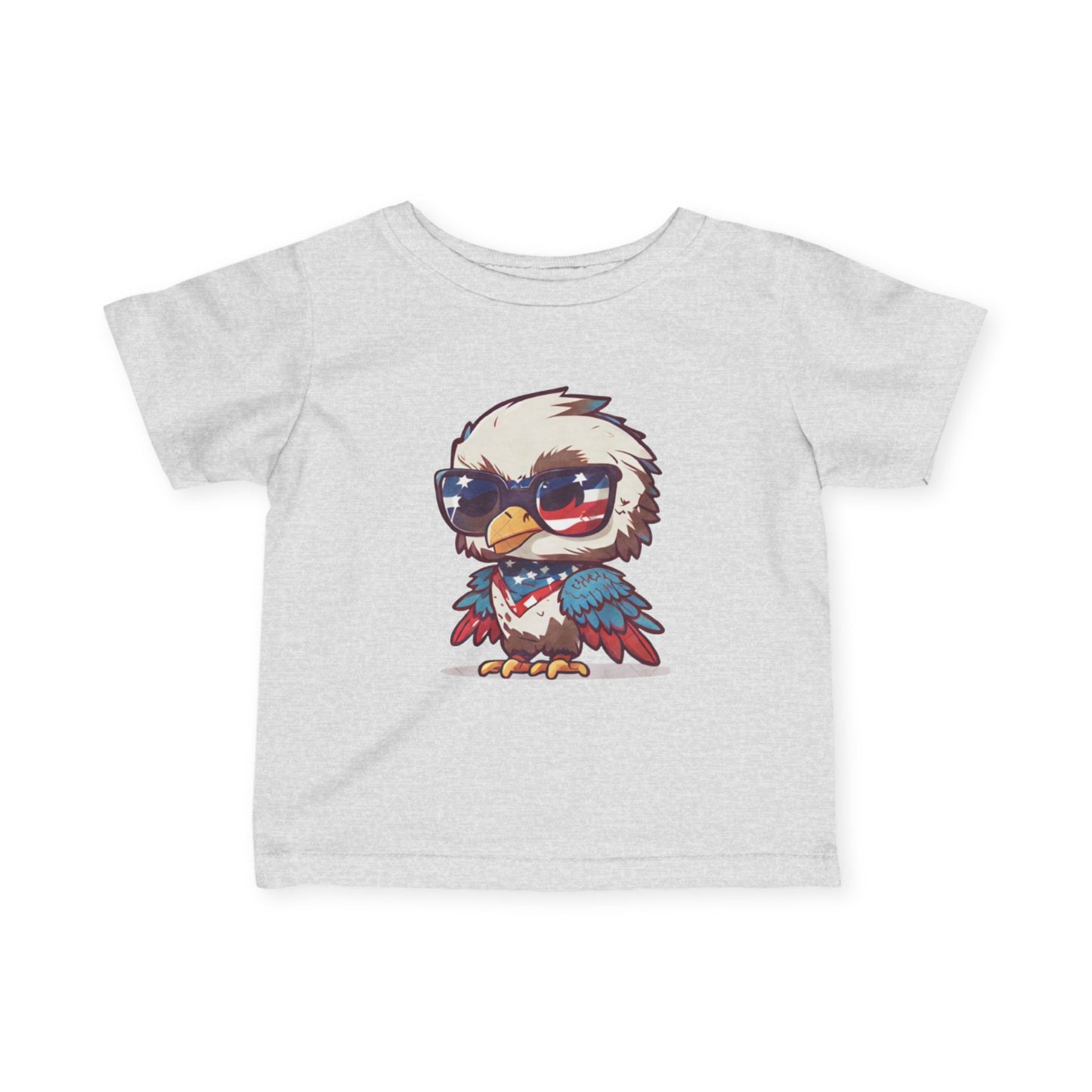 Patriotic Infant T-Shirt- Adorable Eagle Graphic Tee