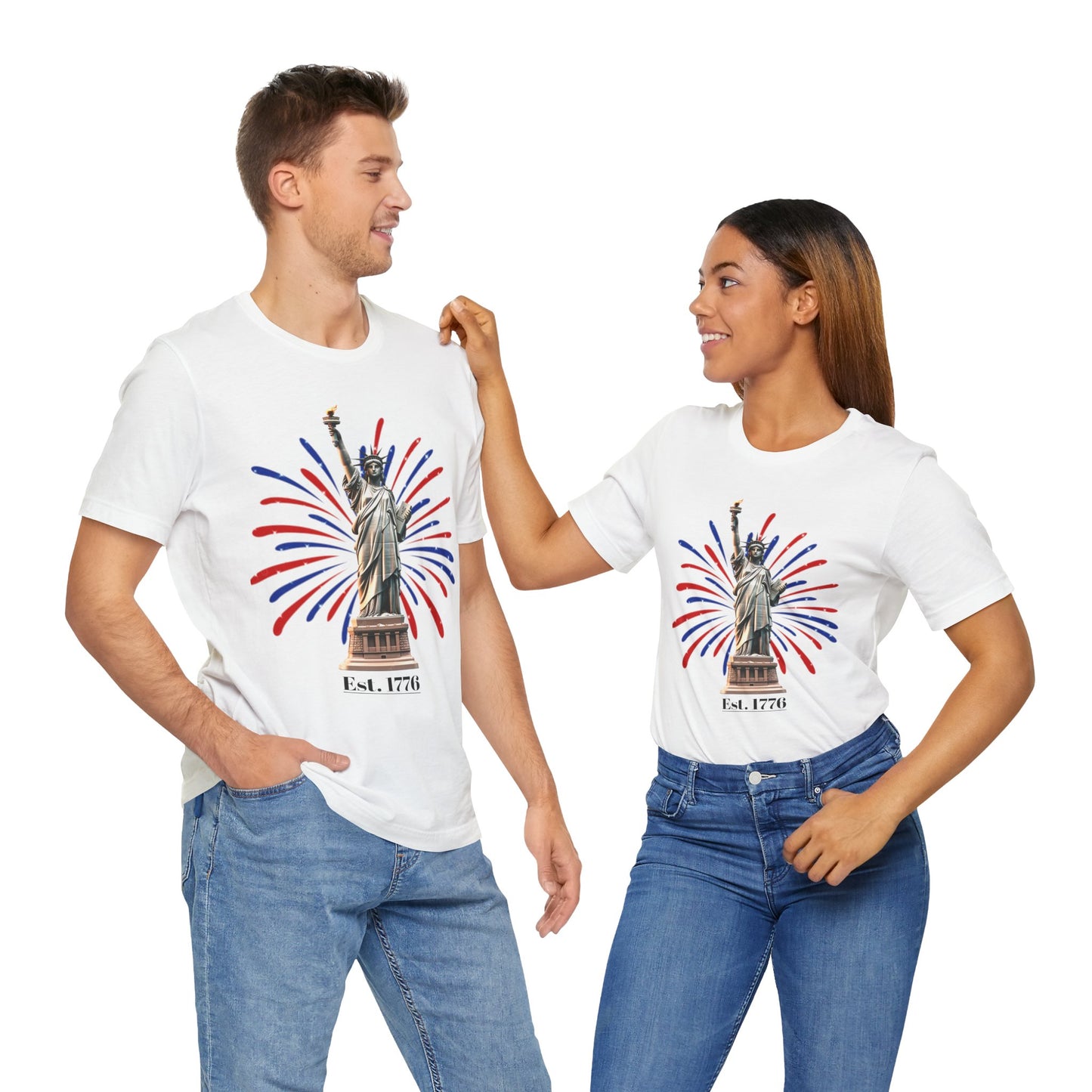 Statue Of Liberty Tee | 4th Of July - Unisex Jersey Short Sleeve Shirt