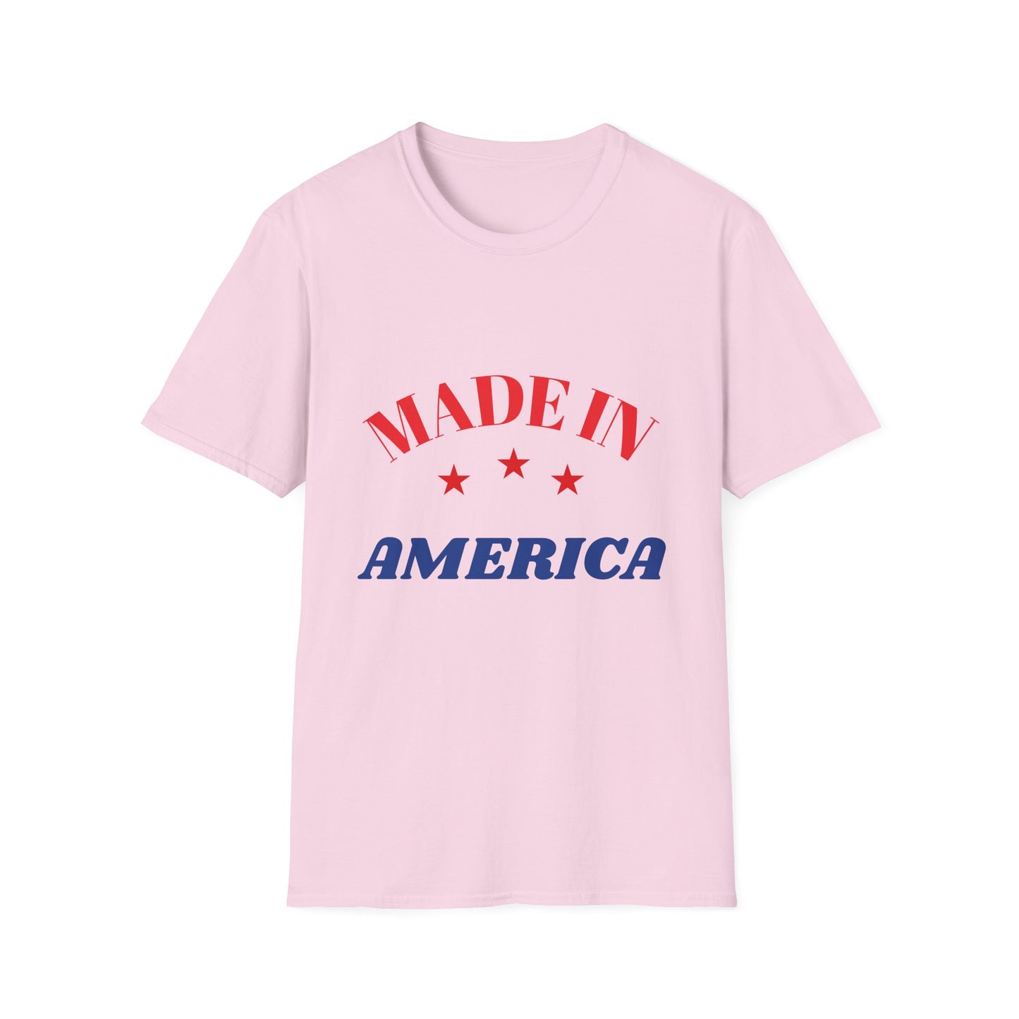Patriotic Unisex T-Shirt, Casual Unisex Tee, Made in America Shirt, American Pride Apparel, 4th of July Outfit, Summer Style