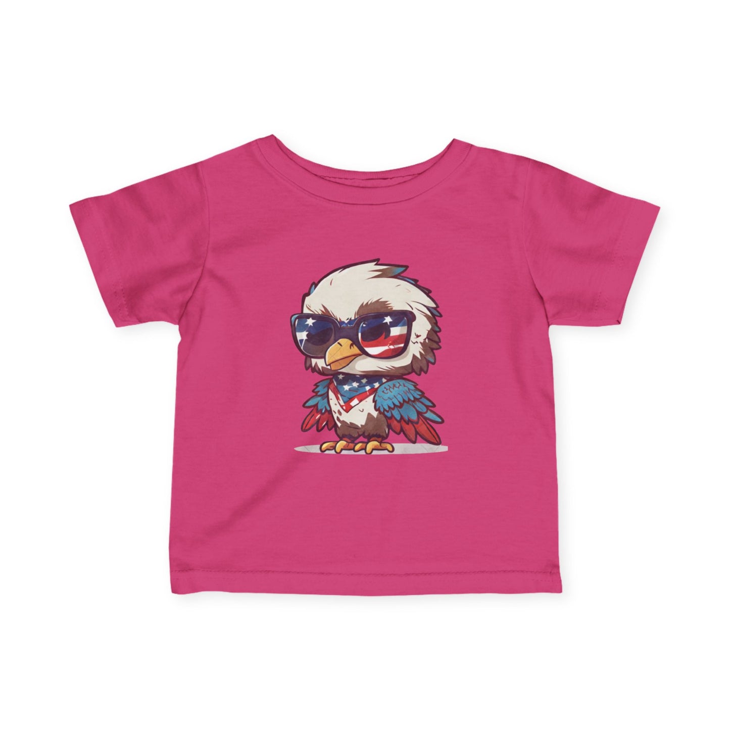 Patriotic Infant T-Shirt- Adorable Eagle Graphic Tee