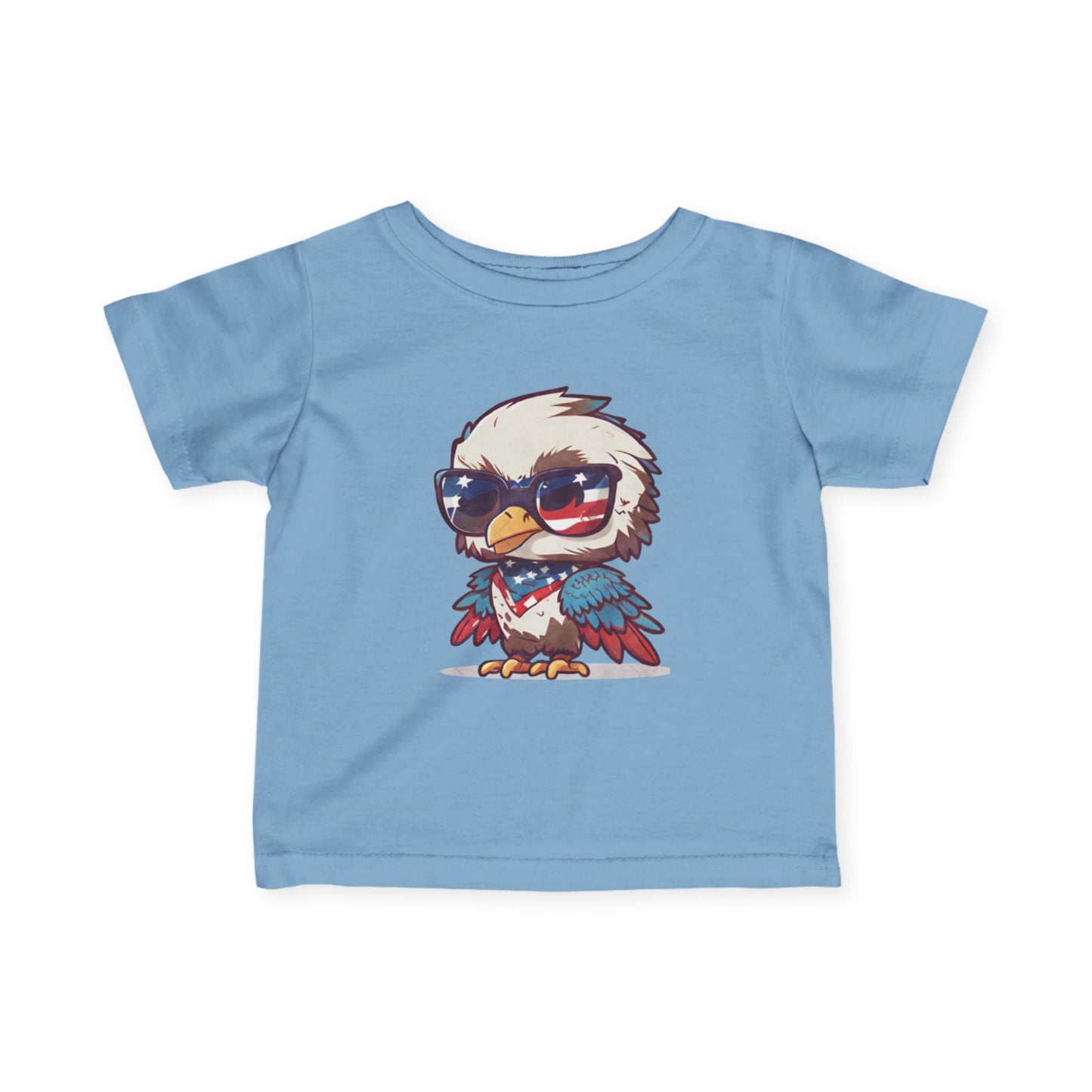 Patriotic Infant T-Shirt- Adorable Eagle Graphic Tee