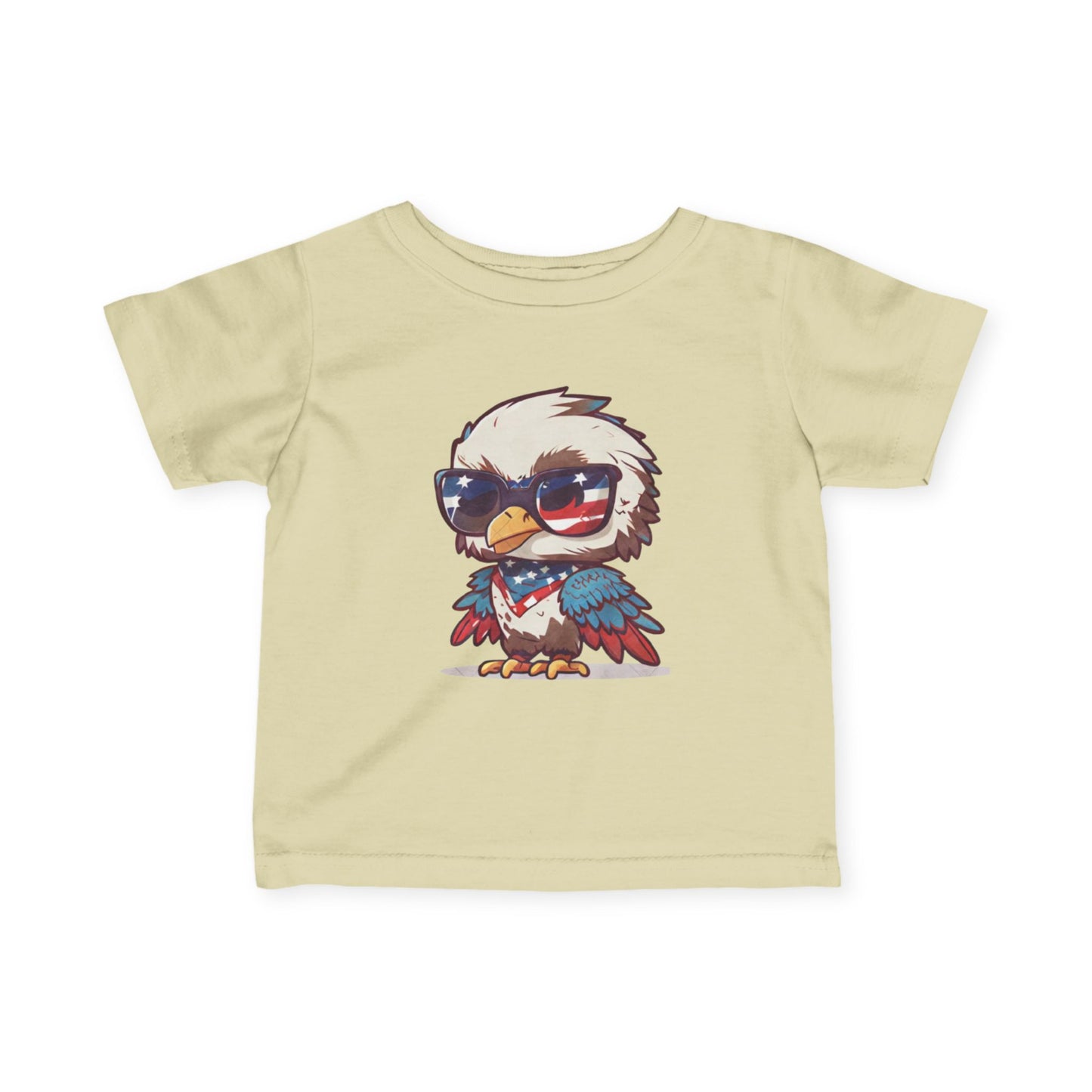 Patriotic Infant T-Shirt- Adorable Eagle Graphic Tee