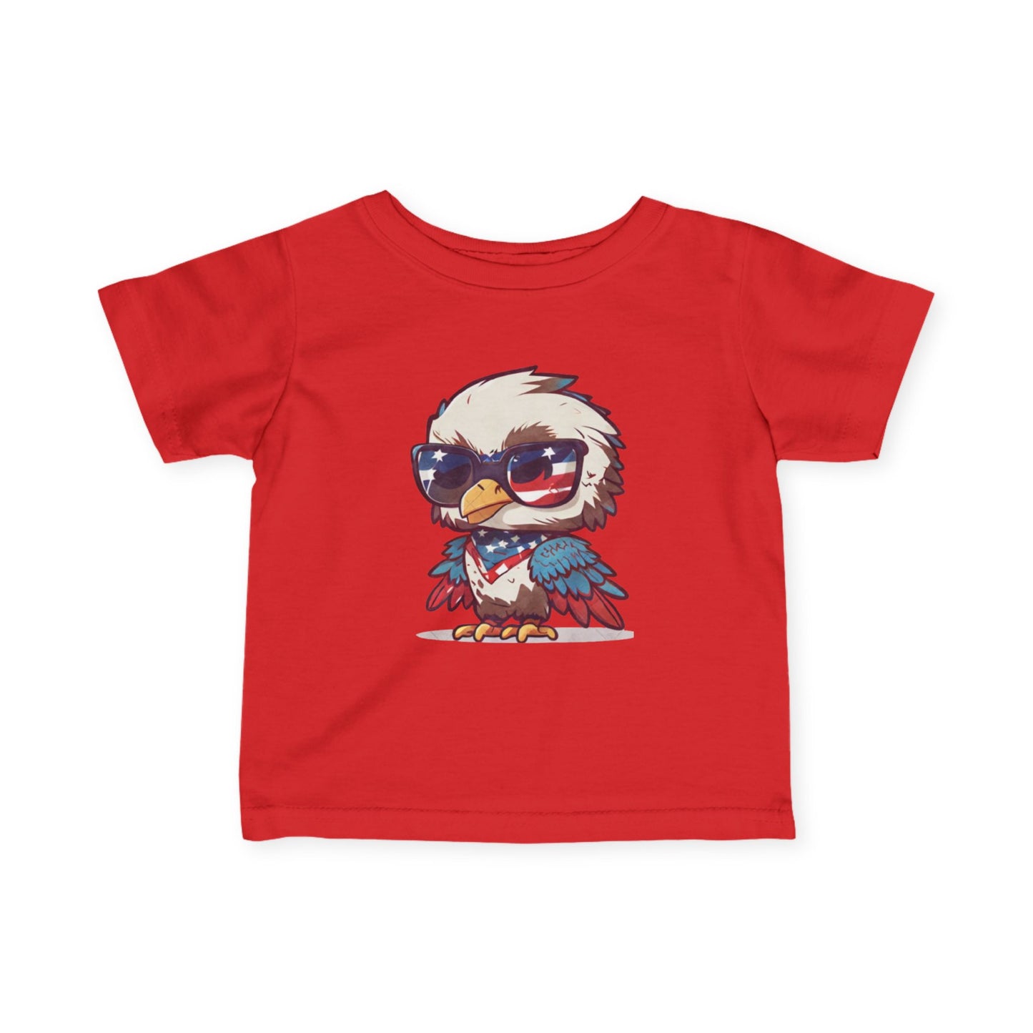 Patriotic Infant T-Shirt- Adorable Eagle Graphic Tee