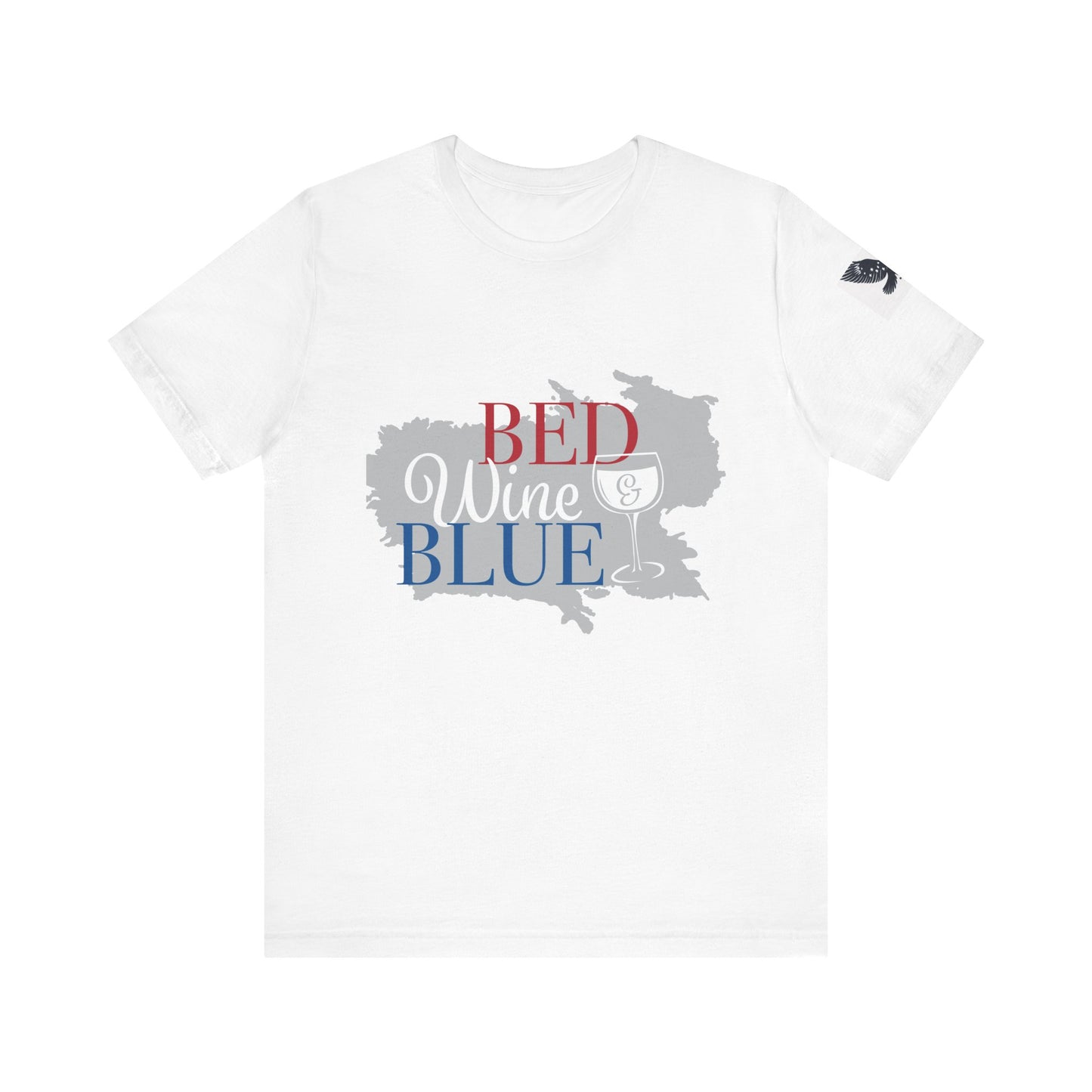 Wine and Blue Short Sleeve Tee