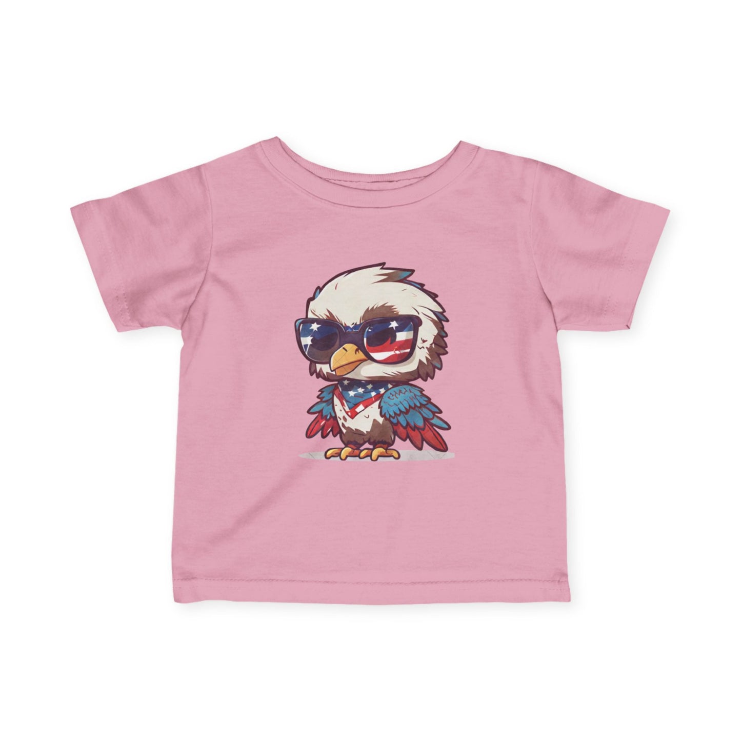 Patriotic Infant T-Shirt- Adorable Eagle Graphic Tee