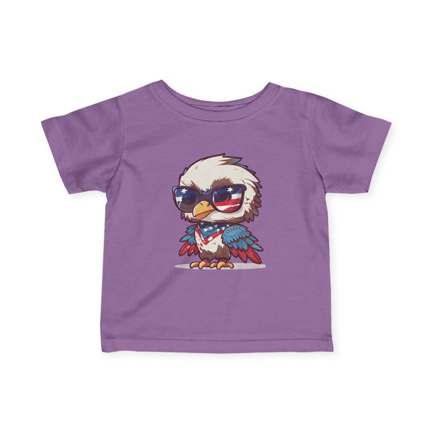 Patriotic Infant T-Shirt- Adorable Eagle Graphic Tee