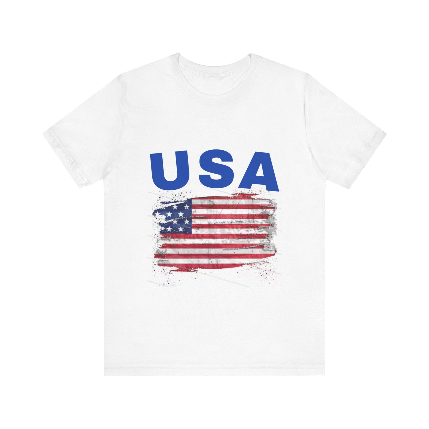 USA Vintage Flag Tee - Unisex Jersey Short Sleeve Shirt