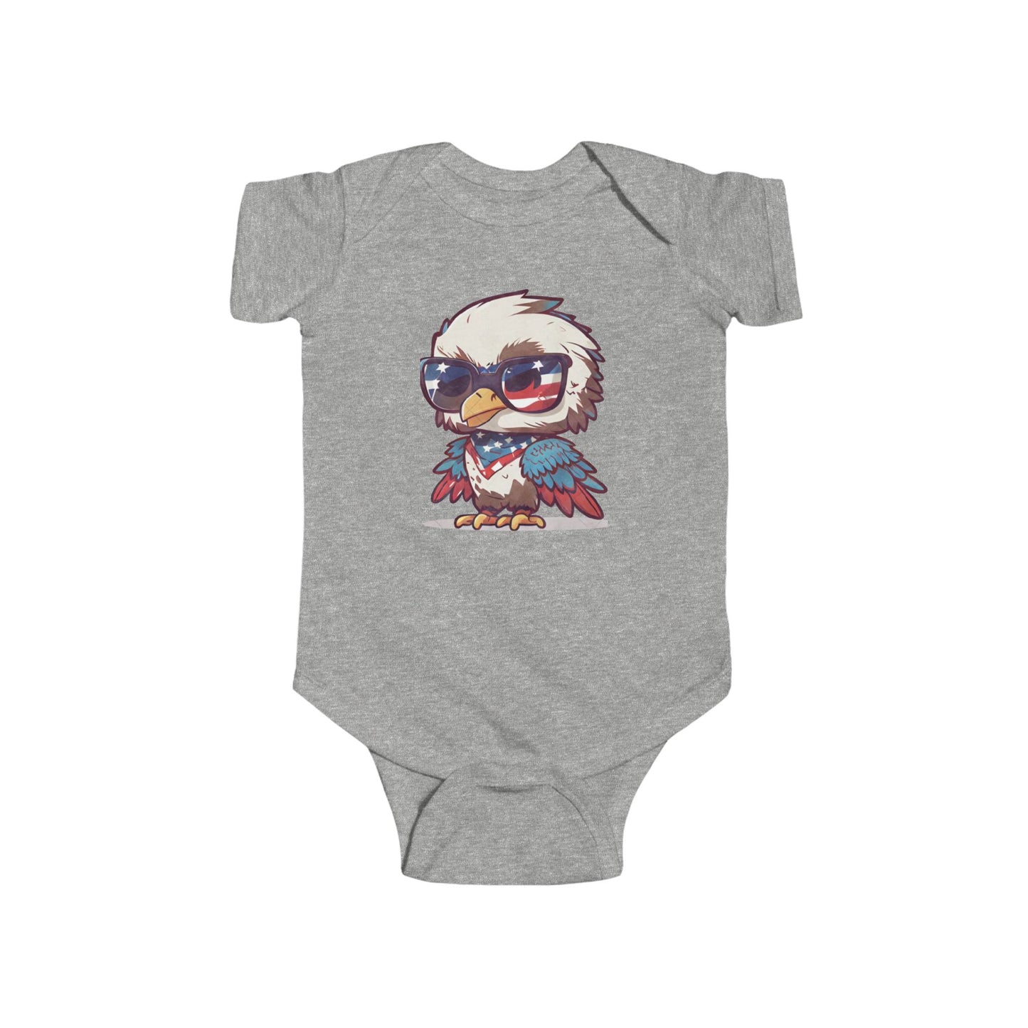 Patriotic Baby Bodysuit - Adorable American Eagle Design