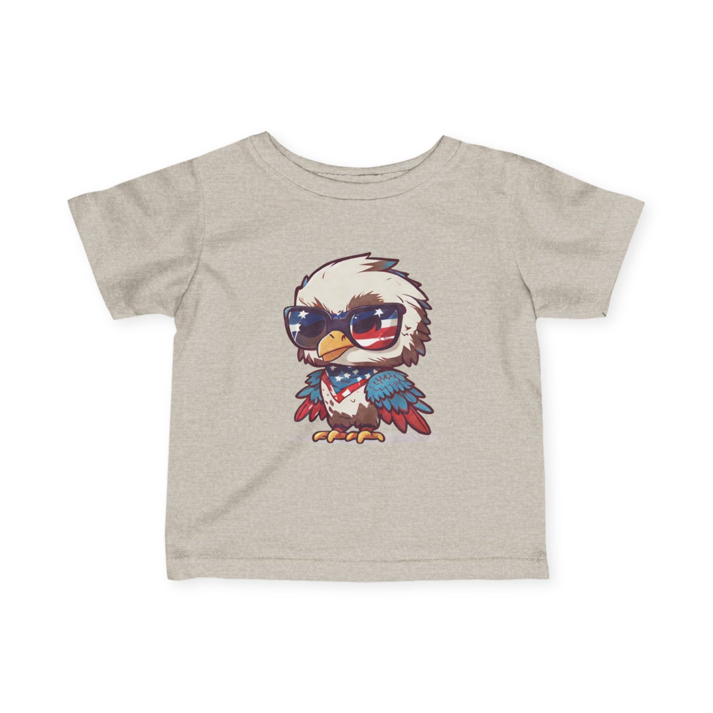 Patriotic Infant T-Shirt- Adorable Eagle Graphic Tee